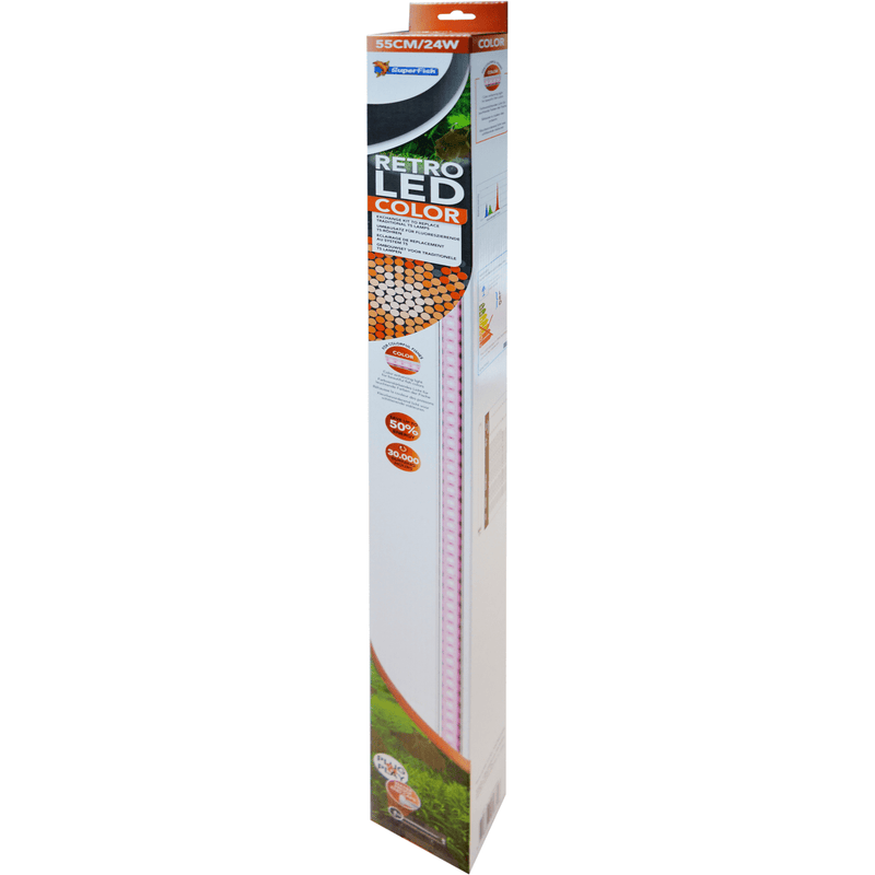 Superfish Éclairage pour aquariums Retro Led Color T5 55cm - Led pour Aquarium - Superfish 8715897258848 A4020455