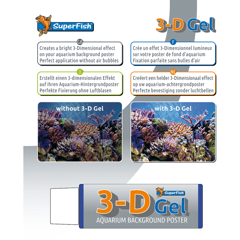 Superfish Poster d'aquarium SF 3D Poster Gel 8715897204913 A4070599