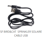 Superfish SF BIRD&CAT  SPRINKLER SOLAIRE CABLE USB Pièces détachées pour Bird & Cat Sprinkler & Protector 06090116