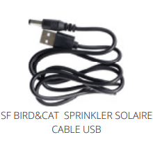 Superfish SF BIRD&CAT  SPRINKLER SOLAIRE CABLE USB Pièces détachées pour Bird & Cat Sprinkler & Protector 06090116