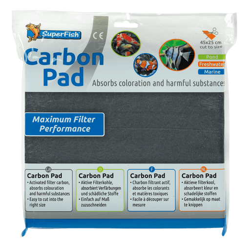 Superfish SF Carbon Pad 45X25CM - Tapis de filtrations 8715897261619 A8040505