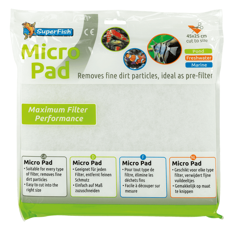 Superfish SF Micro Pad 45X25CM - Tapis de filtrations 8715897261602 A8040500