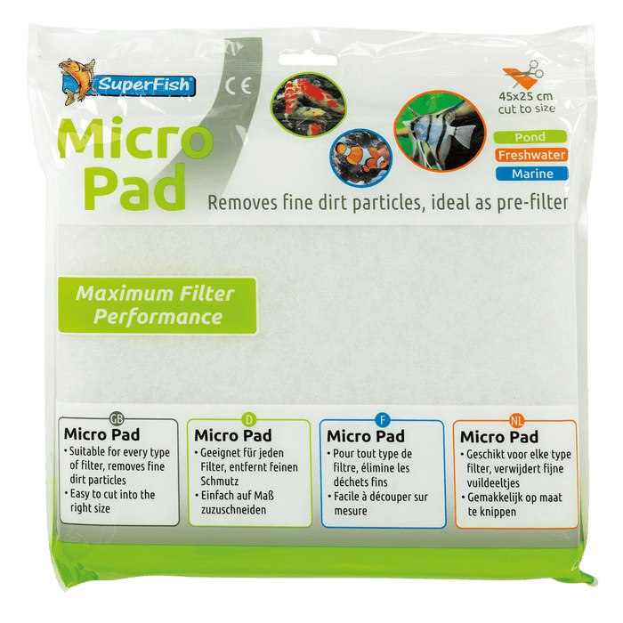 Superfish SF Micro Pad 45X25CM - Tapis de filtrations 8715897261602 A8040500