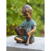 Thermobrass Bronzes de jardin Garçon heureux qui lit un livre - ADRIEN AN0802BRW-V