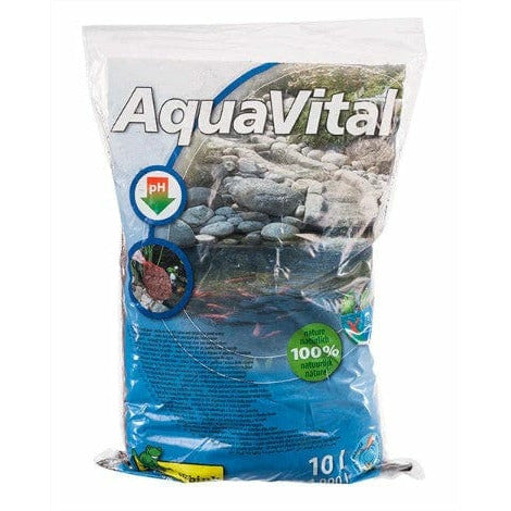 AQUAVITAL - Tourbe pour bassin- 10L -Diminue le taux d'acidité et stop —