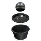 Ubbink DUBAI - Sphère Black Phantom avec LED 1308262