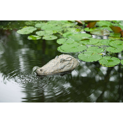 Ubbink Gargouilles Gargouille flottante crocodile 10CM - Cracheur pour petit jeu d'eau - Ubbink 1386096