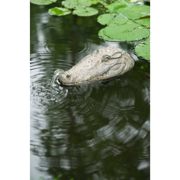 Ubbink Gargouilles Gargouille flottante crocodile 10CM - Cracheur pour petit jeu d'eau - Ubbink 1386096