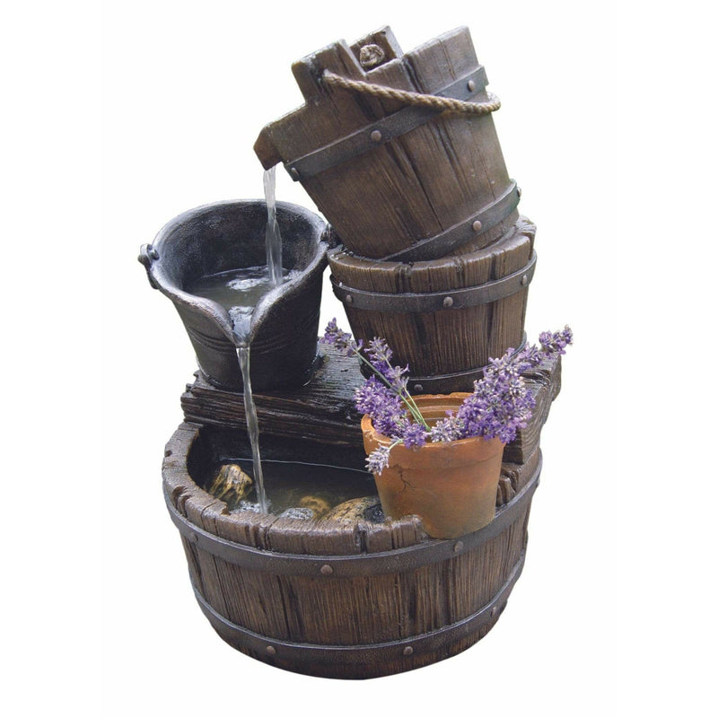 Ubbink Halifax - Jeu d'eau avec tonneaux - Ubbink 1387046