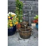 Ubbink LAS VEGAS - Jeu d'eau avec 2 tonneaux et une pompe rustique 1387064