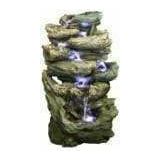 Ubbink MIAMI - Reproduction de rochers avec cascade et éclairage LED 1387073