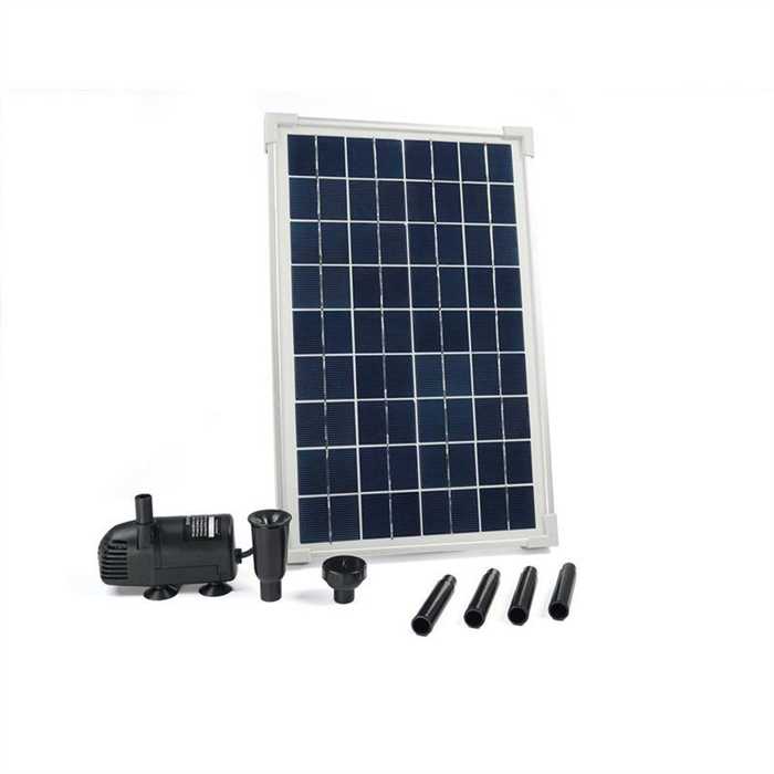 Ubbink Solaires SolarMax 1000 - Pompe de jet d'eau solaire autonome avec accu - Ubbink 8711465511827 1351182