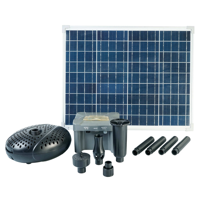 Ubbink Solaires SolarMax 2500 - Pompe de jet d'eau solaire autonome avec accu - Ubbink 8711465511834 1351183