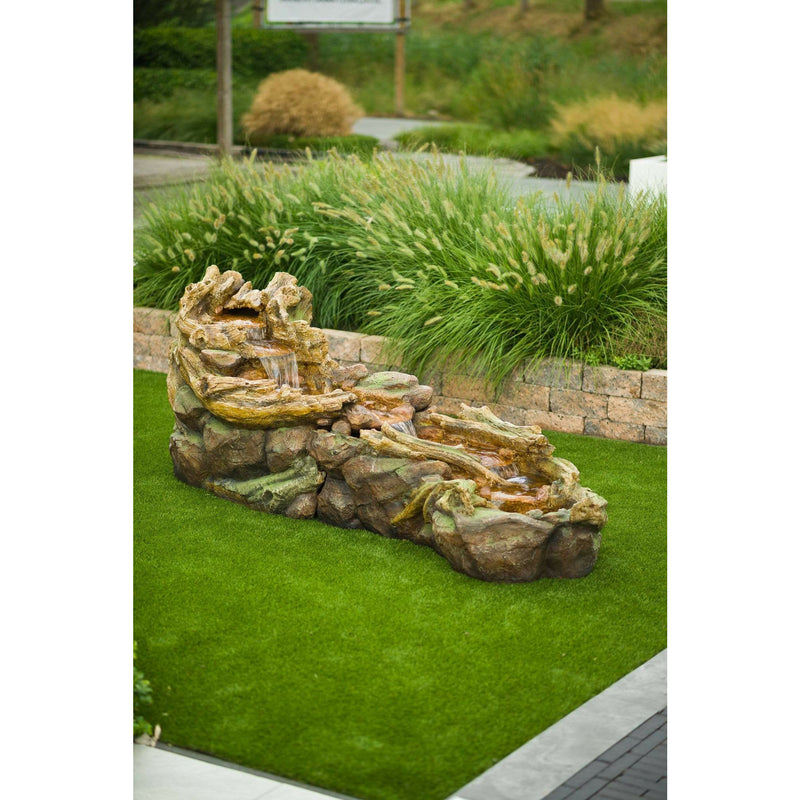 Ubbink Tripani 263CM de long - Cours d'eau naturel avec pompe et LED - Ubbink 1387102