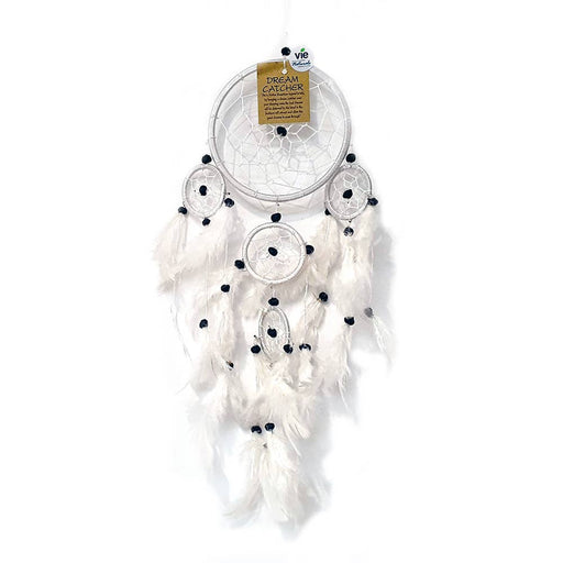 VIE Cadeaux Dream Catcher with Beads, 11cm Ring VN-0453-DRM-11CM-NT
