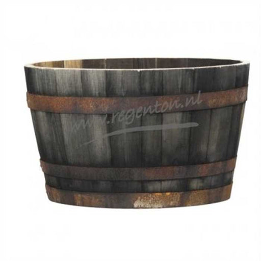 White Label Décoration TONNEAU BOIS ANCIEN 1093 - 1/2 200L (40X65CM) 8716928110937 W1093