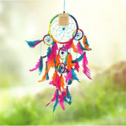 Woodstock Chimes Attrape-rêves - DreamCatcher - Arc-en-Ciel - 11CM