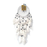 Woodstock Chimes Attrape-rêves - DreamCatcher - Blanc - 11CM