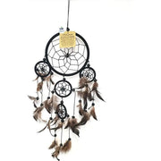 Woodstock Chimes Attrape-rêves - DreamCatcher - Marron Brun - 11CM