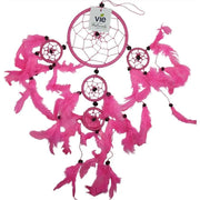 Woodstock Chimes Attrape-rêves - DreamCatcher - Rose - 11CM