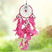 Woodstock Chimes Attrape-rêves - DreamCatcher - Rose - 11CM