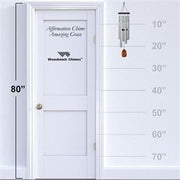 Woodstock Chimes Carillon à vent - Carillon d'affirmation - Amazing Grace - 64 cm - 6 tubes - Woodstock AFASB