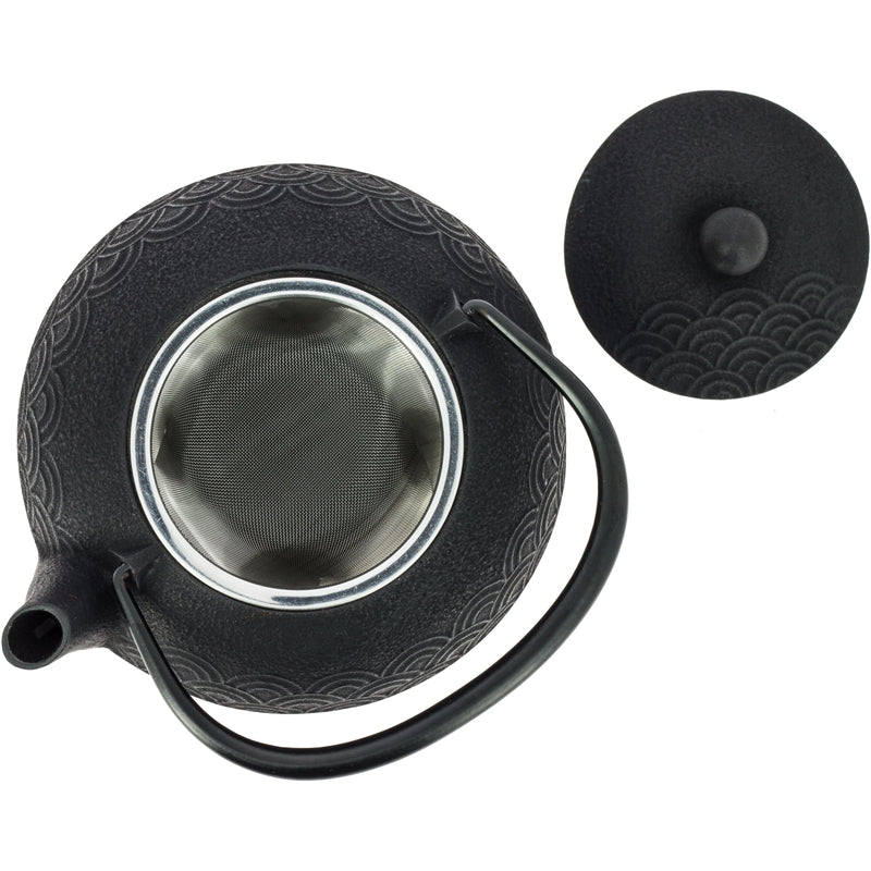 Woodstock Théière Iwachu Seigaiha Noire - 650 ml 8435131207523 TT12083BK